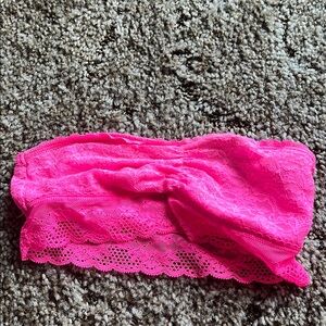 Aerie Pink Lace Bandeau
